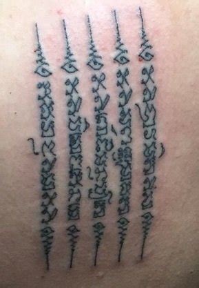 泰國紋身經文|泰國刺青廟Sak Yant tattoo 